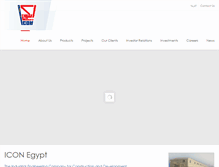 Tablet Screenshot of iconegypt.com